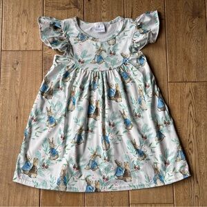 Boutique Peter Rabbit Flutter Sleeve Dress size 2-3